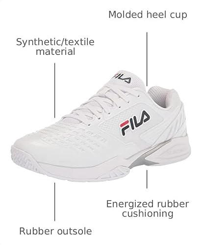 White/White/Fila Navy