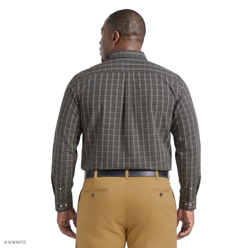 Dark Shadow Wide Plaid