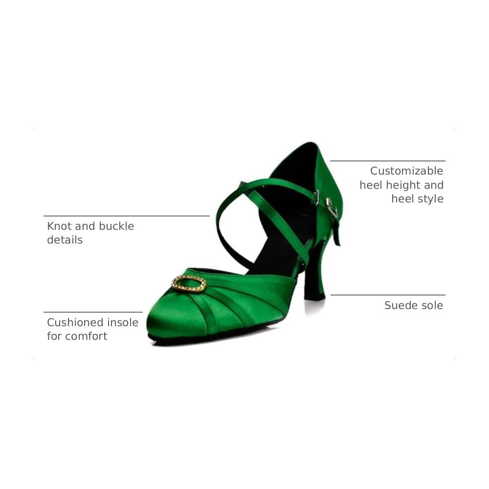 L117b Green 7.5cm Heel