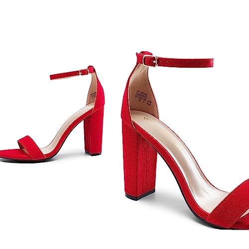Red/Suede