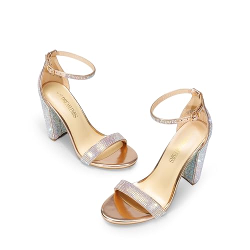 Rose Gold-rhinestone
