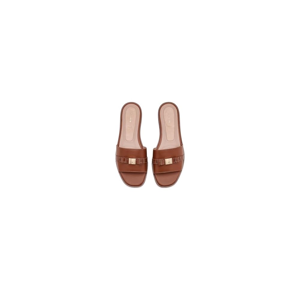 British Tan Leather/Ivory