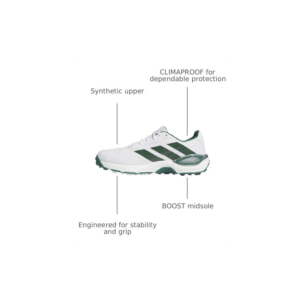 Footwear White/Collegiate Green/Silver Metallic