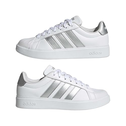 White/Silver Metallic/White