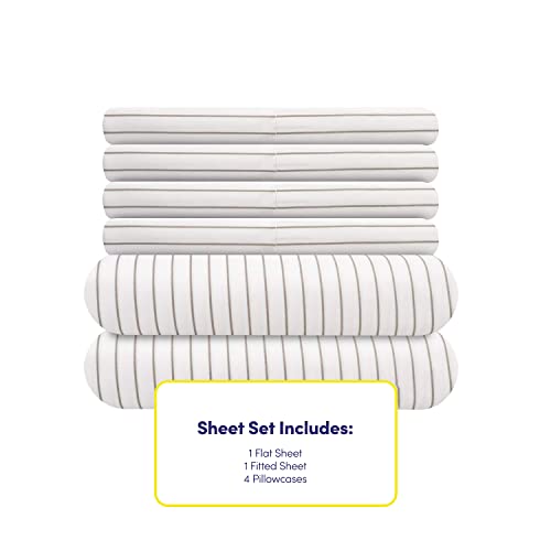 Pinstripe White