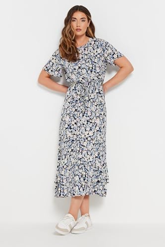 Long Tall Sally LTS Tall Woven Floral Tie Waist Midaxi Dress Blue 16