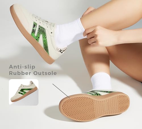 Beige/Green Snake