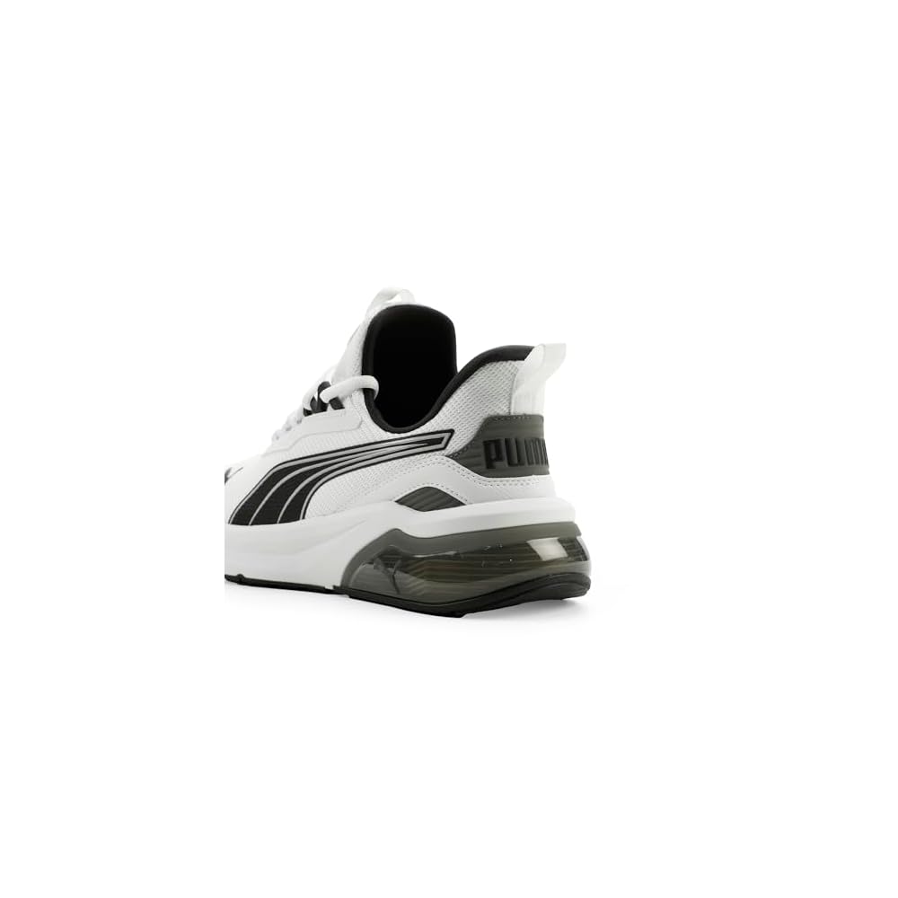 Puma White-puma Black-flat Medium Gray