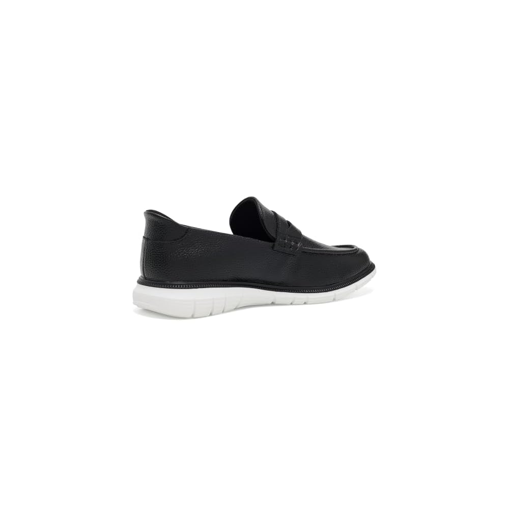 Black Grainy Leather