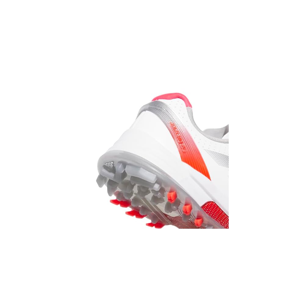 Footwear White/Silver Metallic/Lucid Red