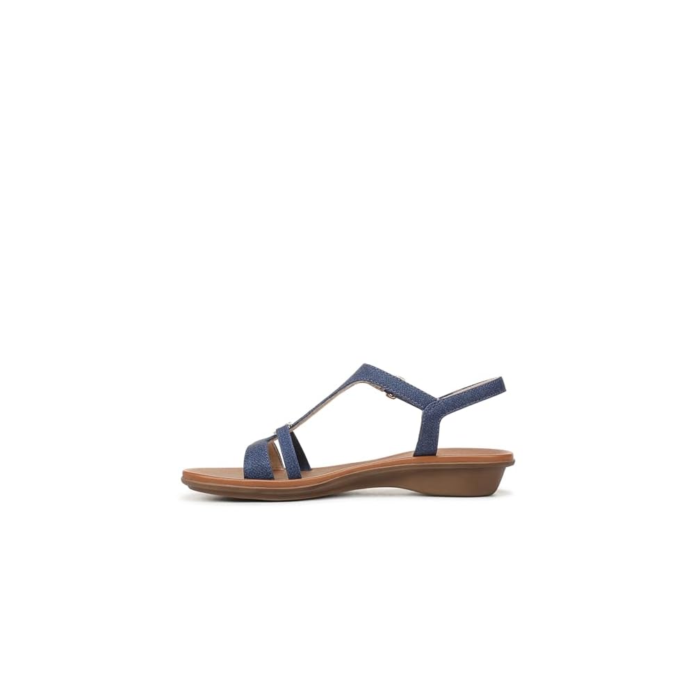 Navy Faux Canvas