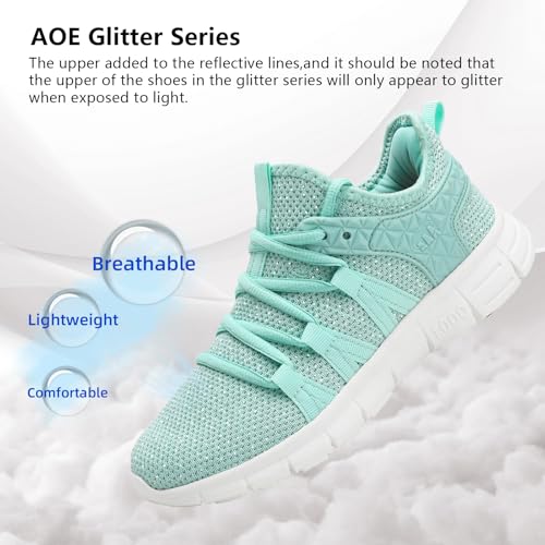 Glittering Light Blue