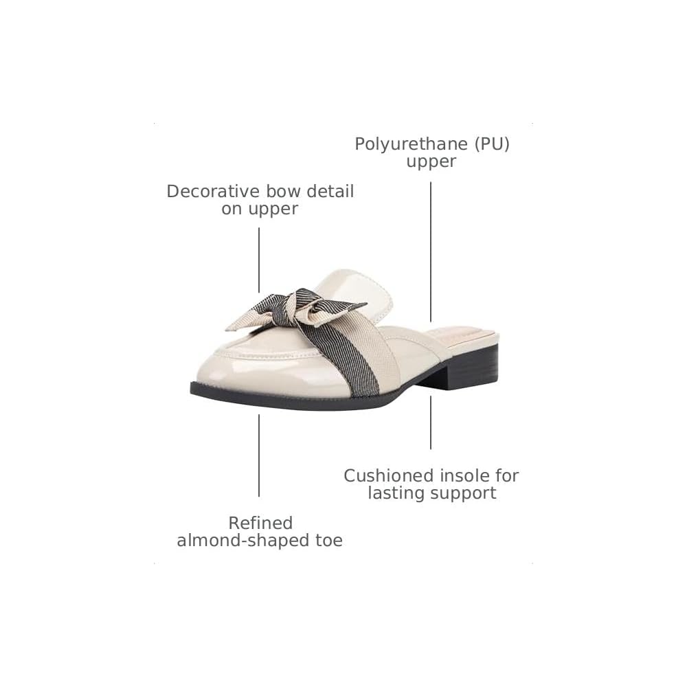 Ivory Patent/Black Multi 150