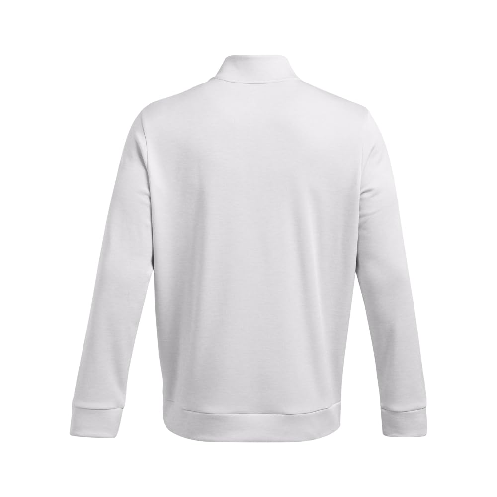 Under Armour Men's Armour Fleece Twist Quarter Zip, (014) Halo Gray / / Black, Large