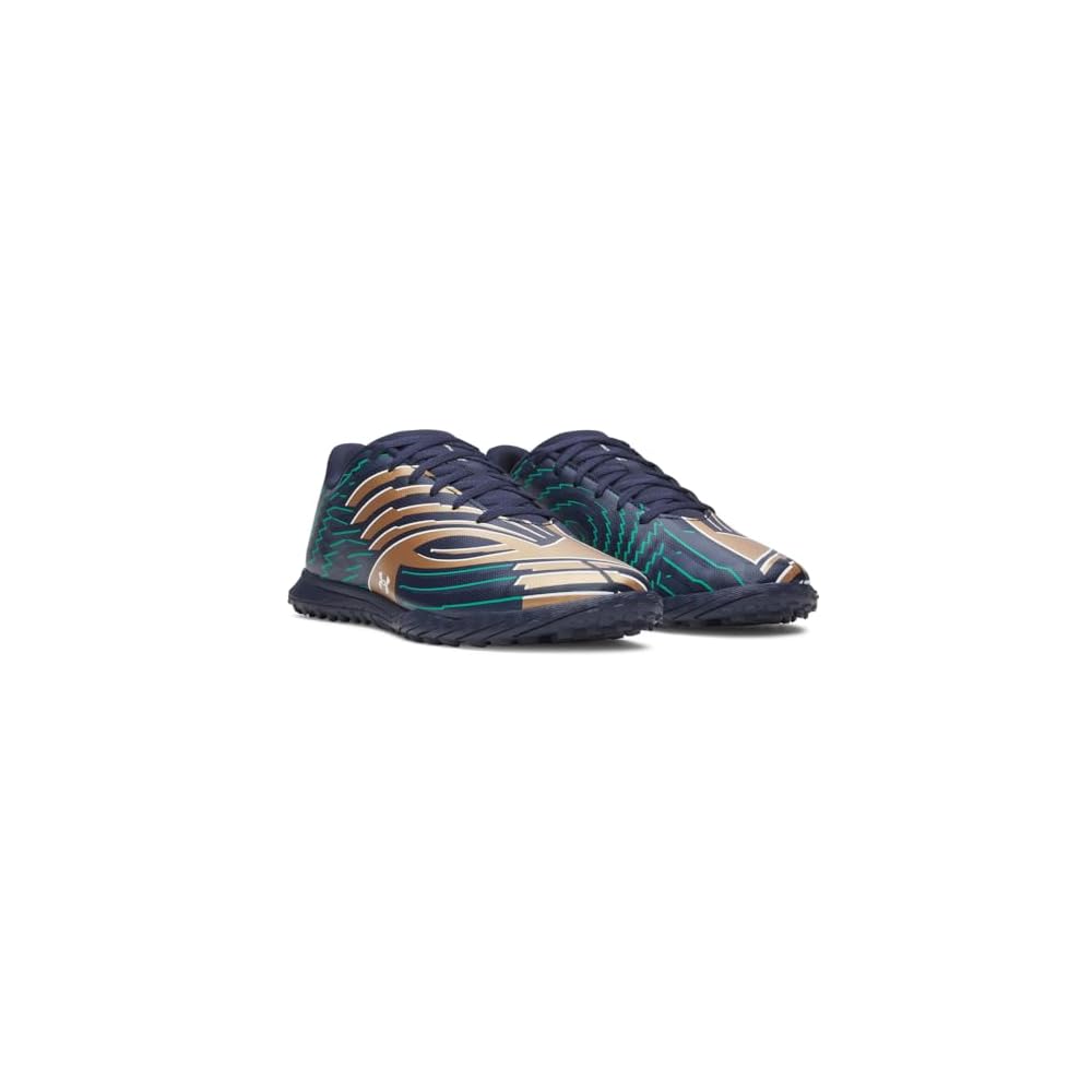 (410) Midnight Navy/White/Metallic Copper Ore
