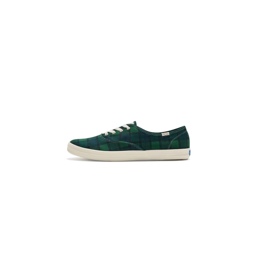 Green/Navy Plaid School Canvas