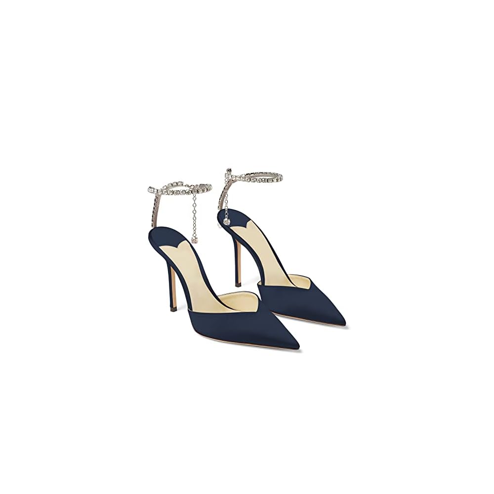 Navy Satin