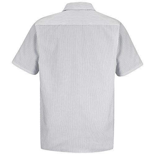 White/Charcoal Stripe
