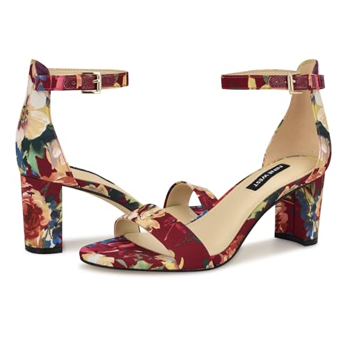 Dark Red Fall Floral Multi 600