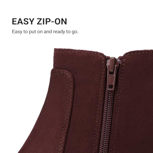 Burgundy/Suede
