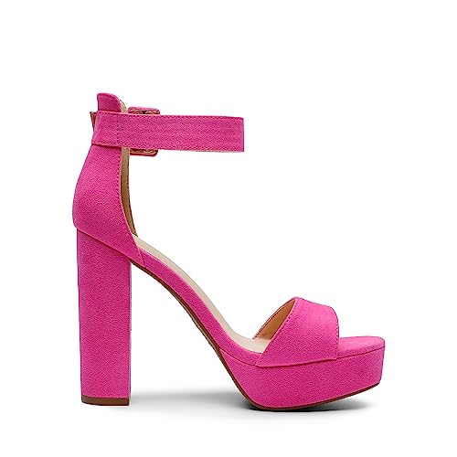 Hot Pink-suede