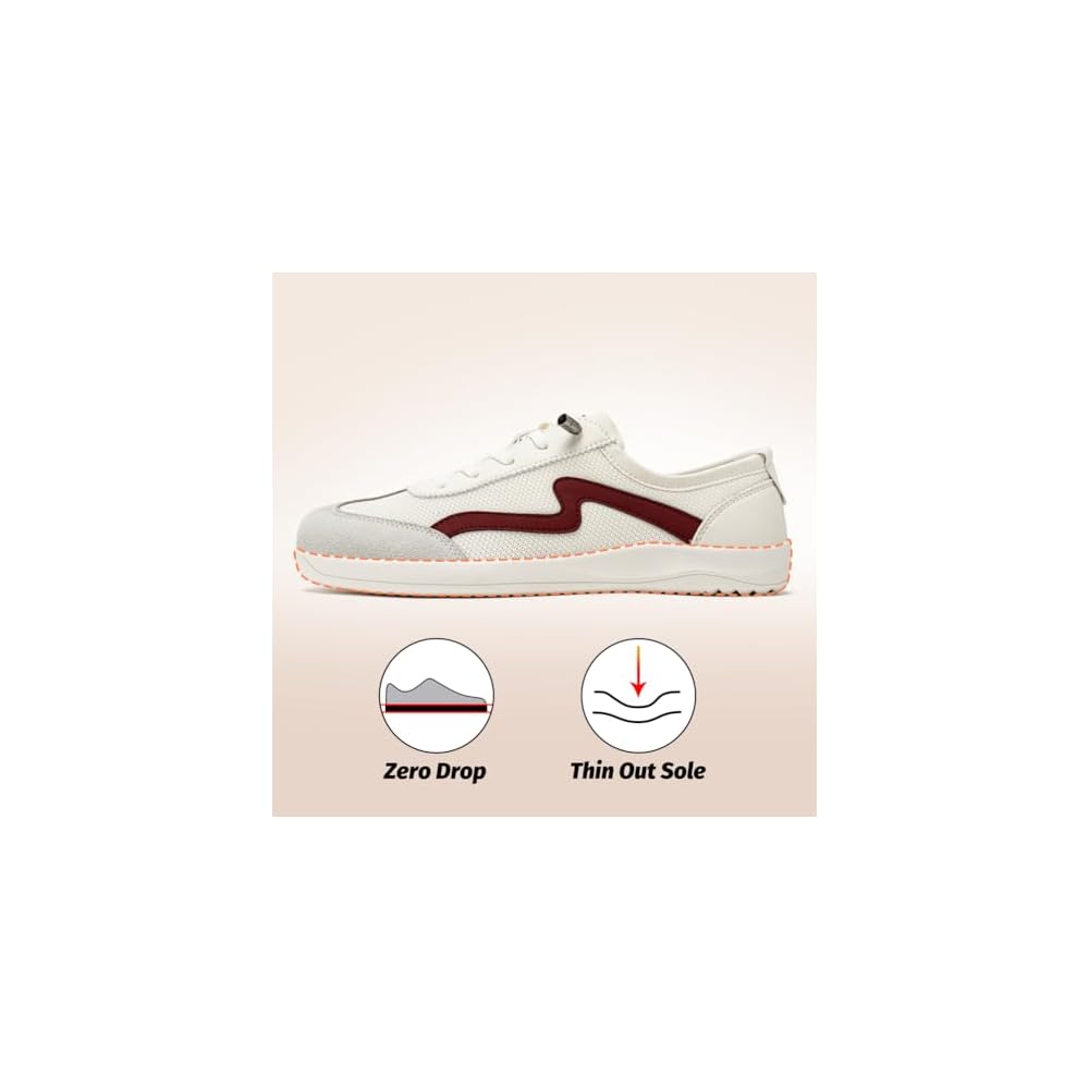 Beige/Red