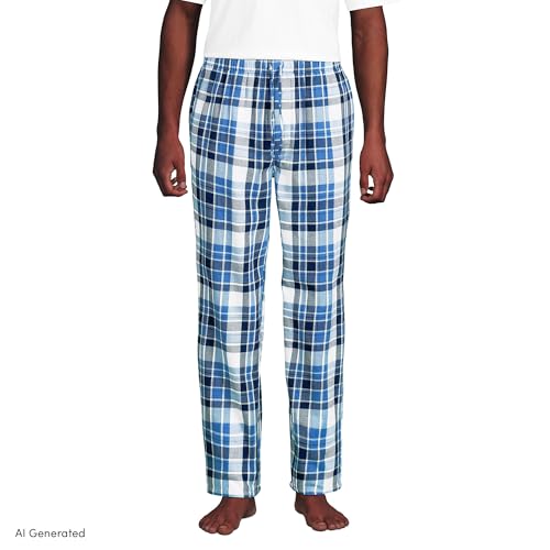 Muted Cobalt Blue Plaid