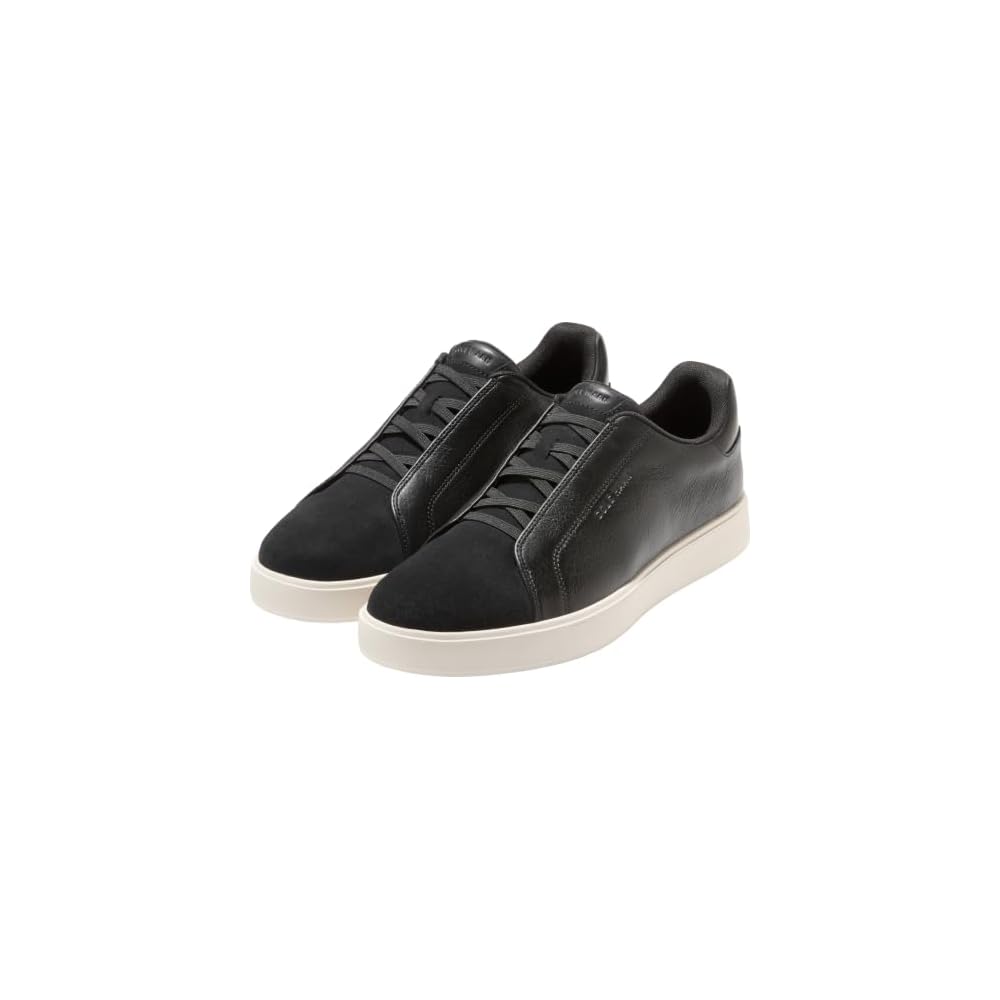 Black/Ivory Suede