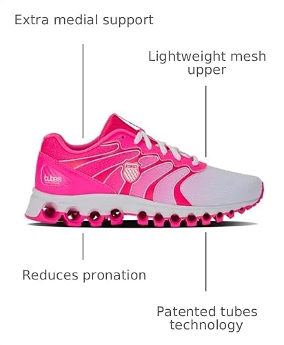 Neon Pink/White