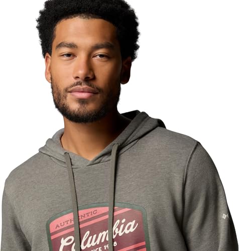 Charcoal Heather/Columbia Badge Label