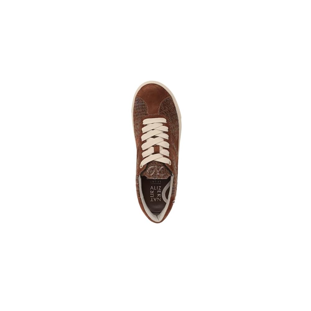 Brown Plaid Suede