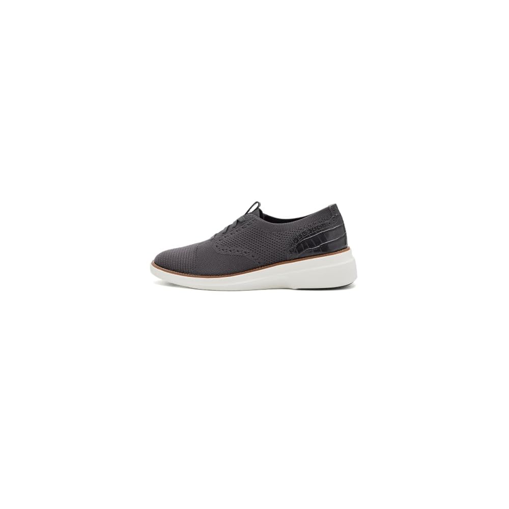 Blackened Pearl/Croc Print Leather