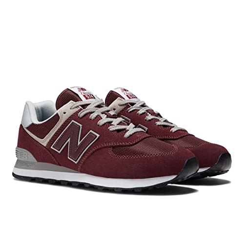 Burgundy/White