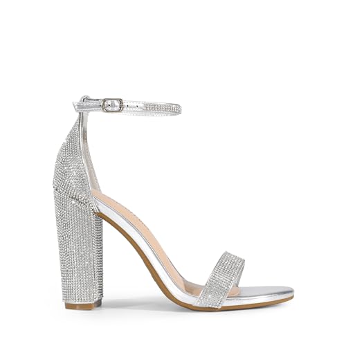 Silver-rhinestone