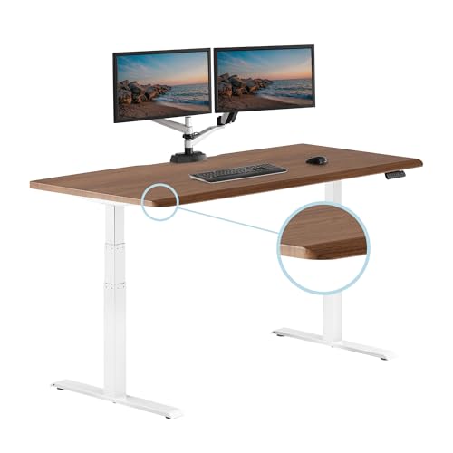 Walnut Top / White Legs