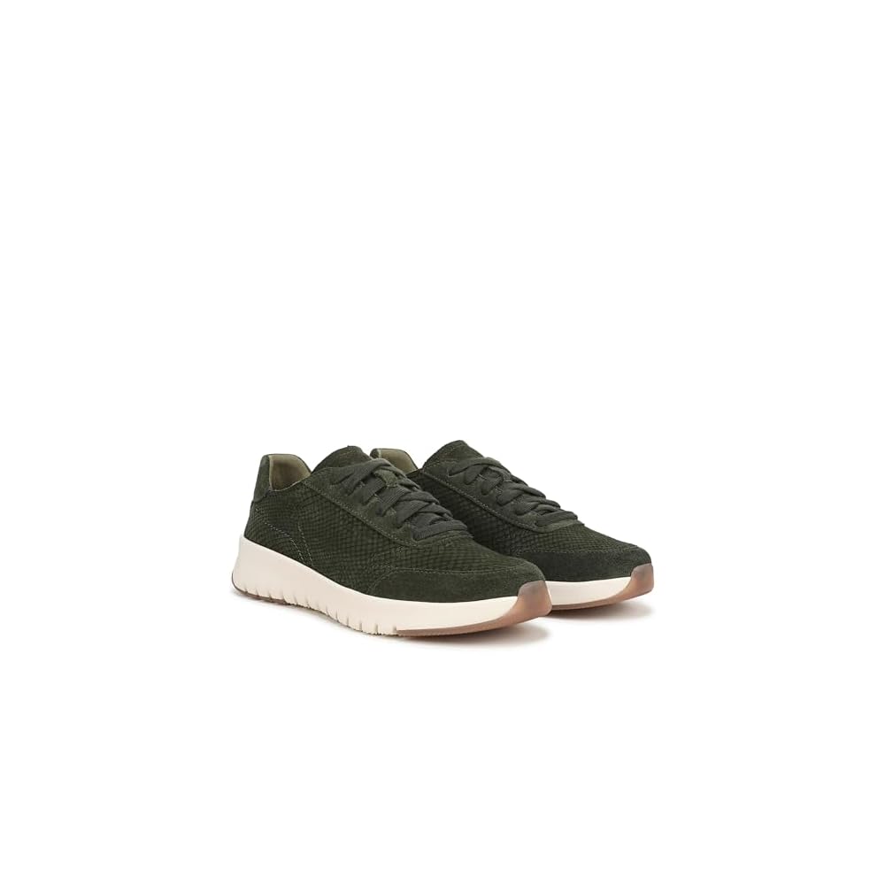 Olive Moss Snake Print Leather