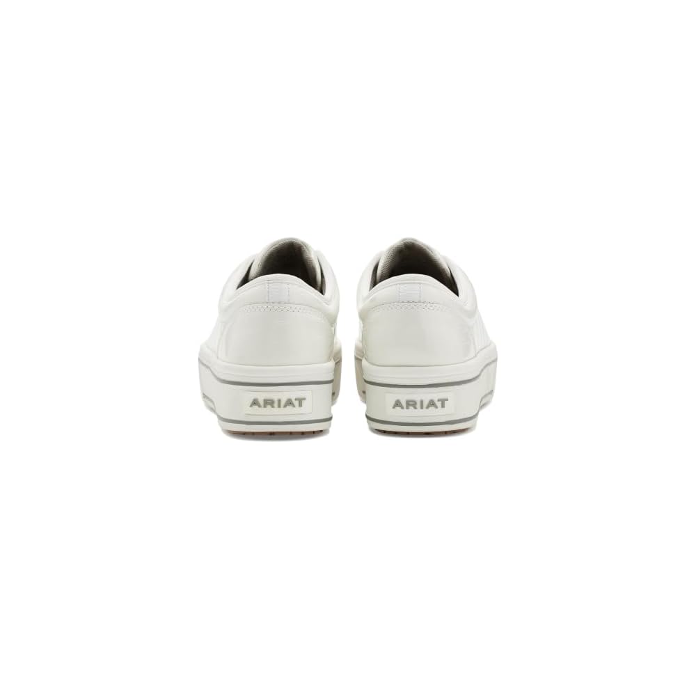 Patent White Croc Print