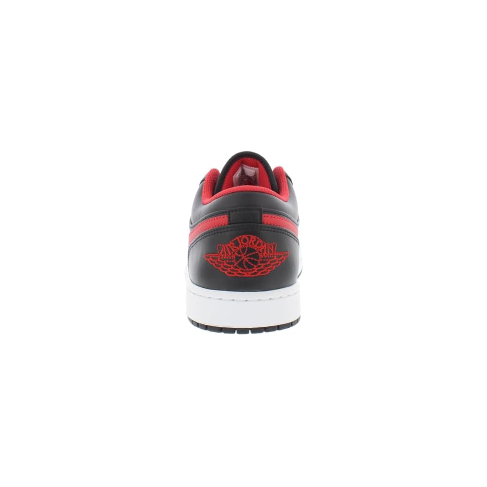 Black/Fire Red-white