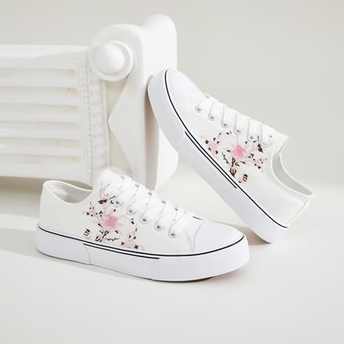 White Embroidery Flower