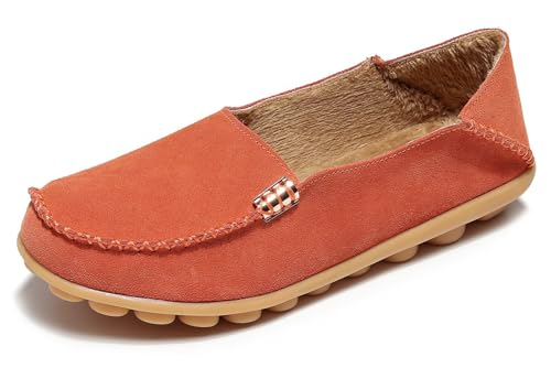 Orange Shearling