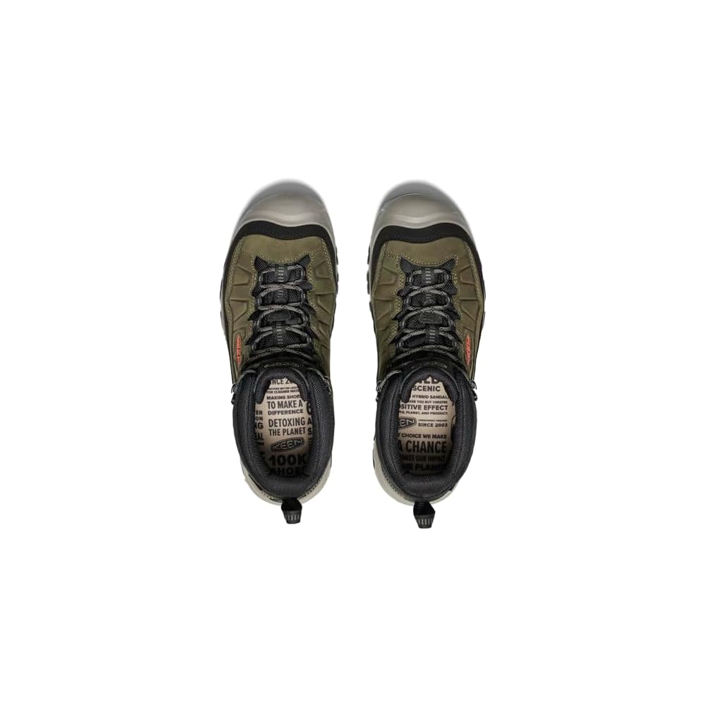 Dark Olive/Gold Flame