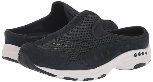 Navy/White Suede