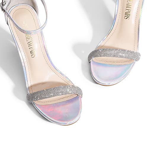 Silver-rhinestone