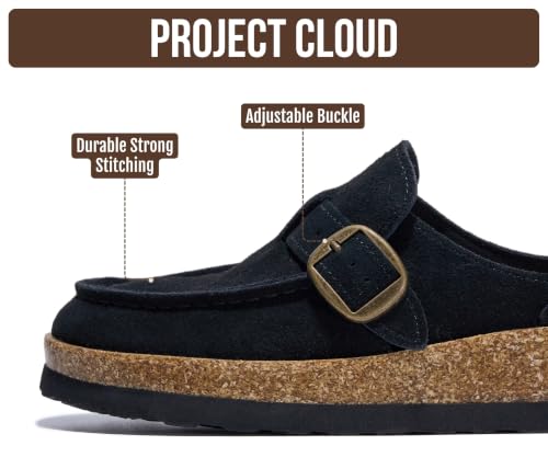 Black Suede With Gold