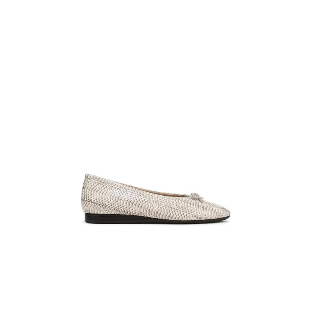 Ivory Python Print Leather