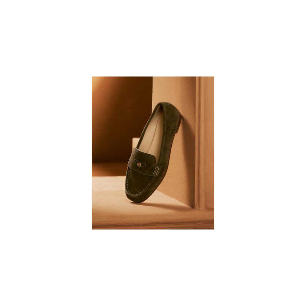 Suede Leather/Loden