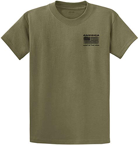 Military Green 100% Cotton T-shirt