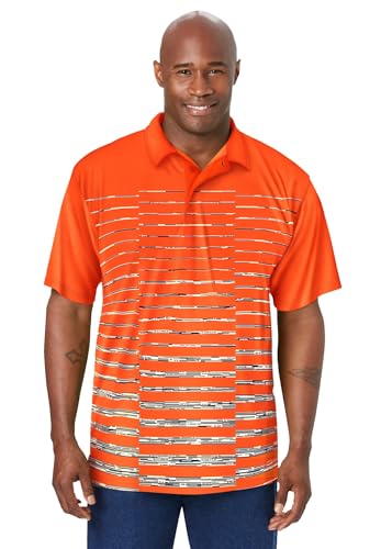 Electric Orange Digital Ombre