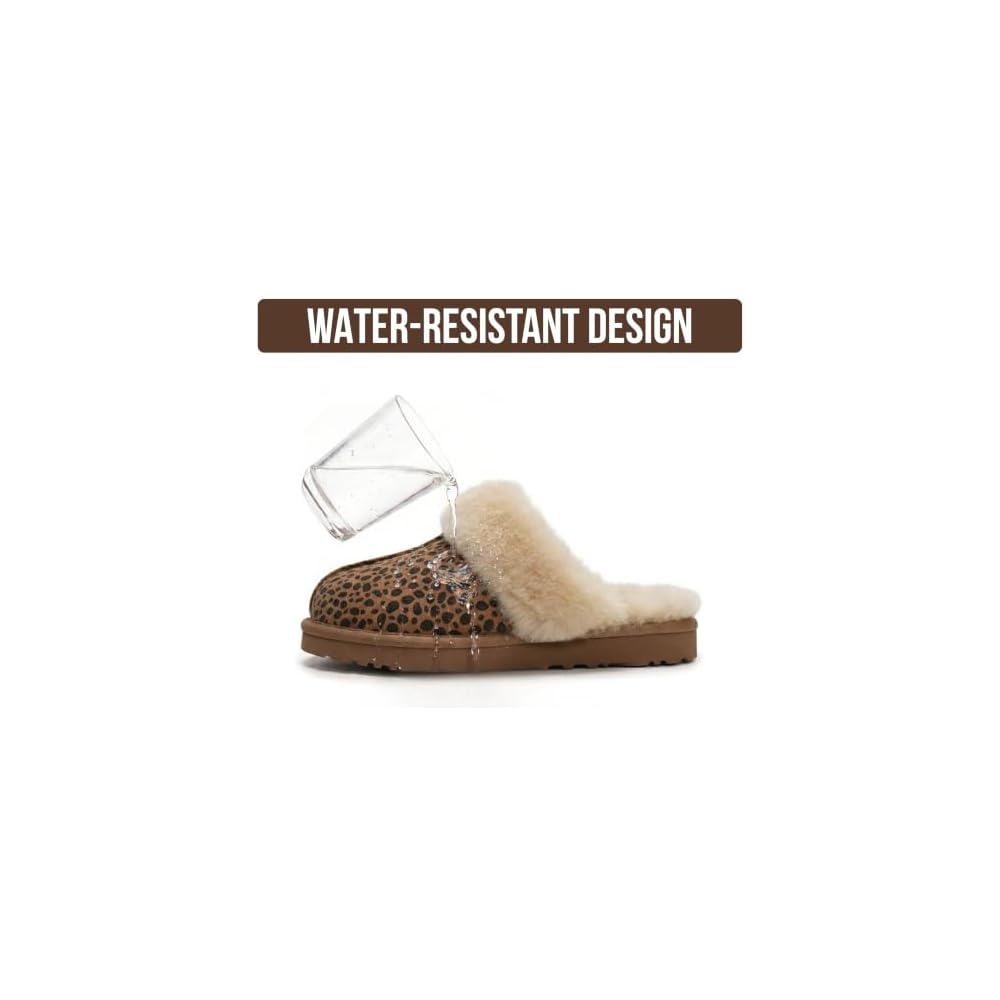 Dark Brown Leopard Suede