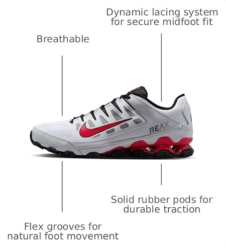 Pure Platinum/University Red-black